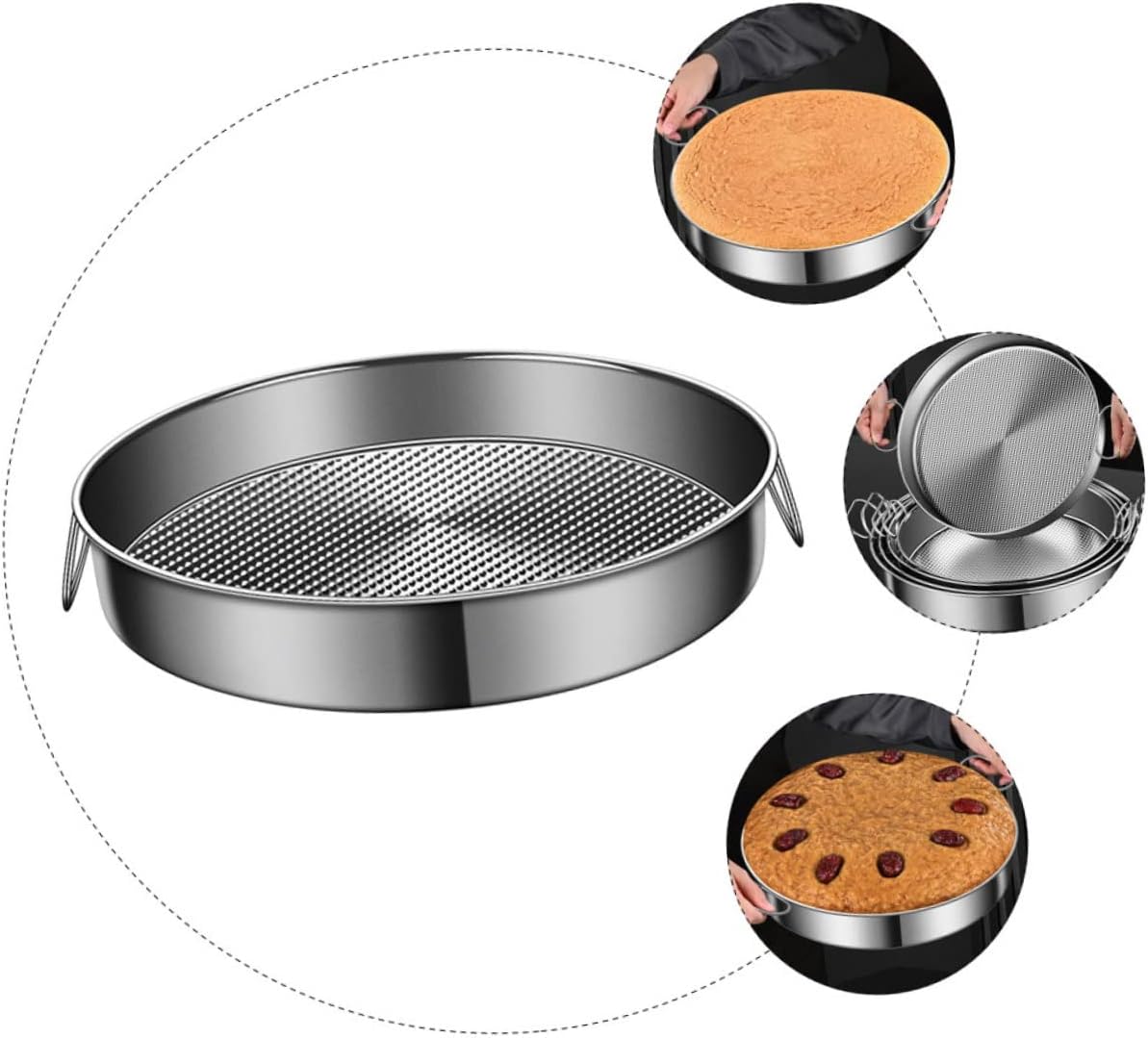 Mikinona Stackable Stainless Steel Steamer with Pressure for Canning