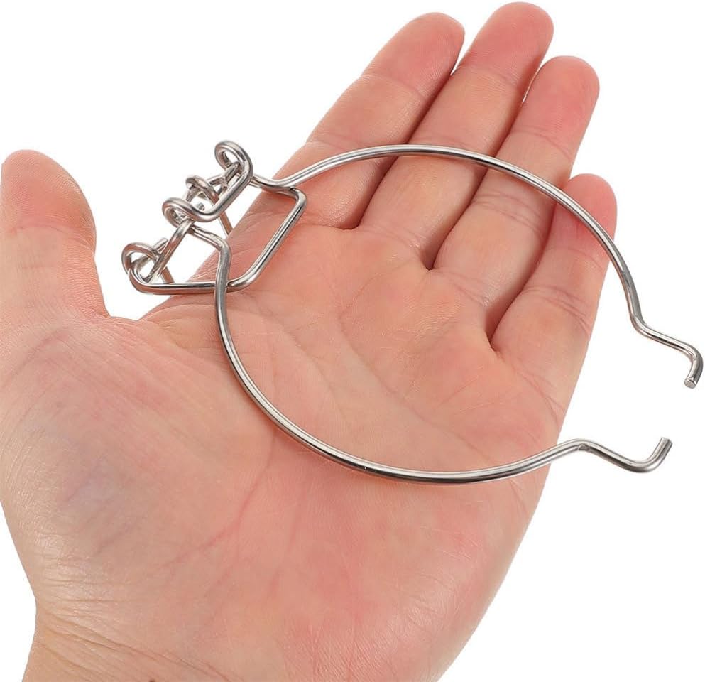 Veemoon 5pcs Glass Jar Wire Clamp Set