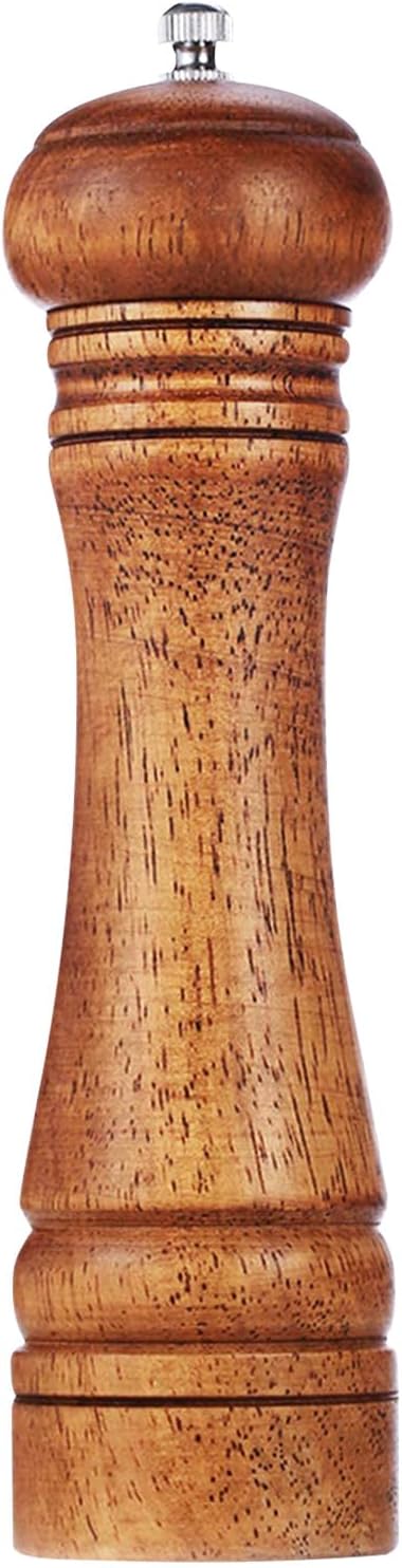 Perfekitsup Wood Pepper Grinder with Adjustable Coarseness
