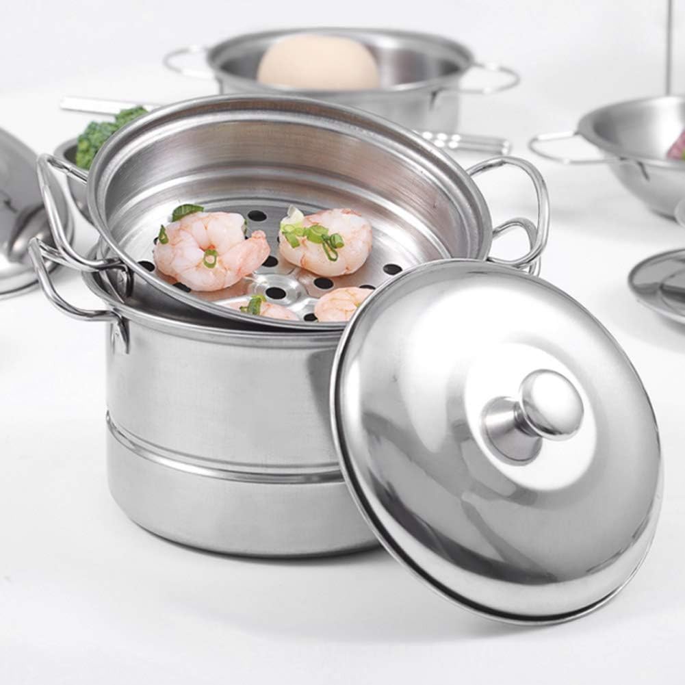Alvinlite 4-Piece Heavy Duty Stainless Steel Steamer Pot Set