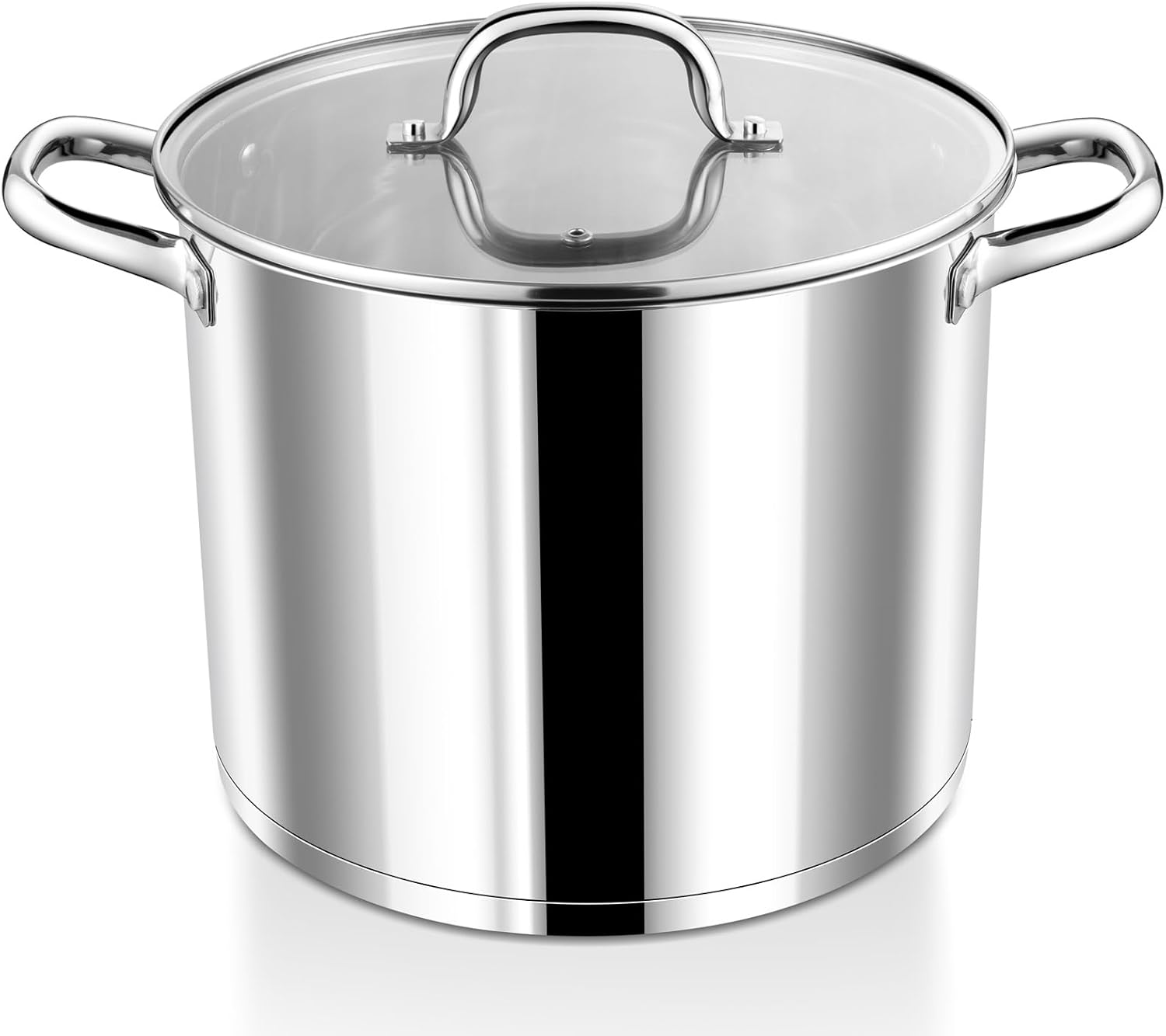 PP CHEF 10 Quart Stock Pot with Glass Lid