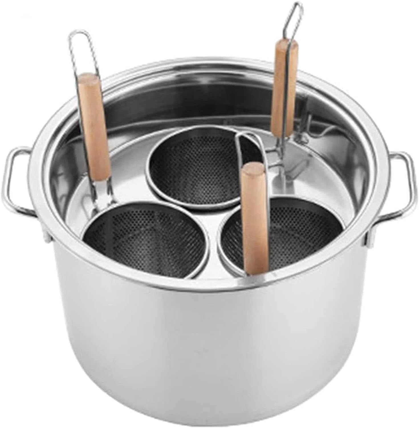 AttreX Pasta Pots Stockpots Set with Colander and Lid