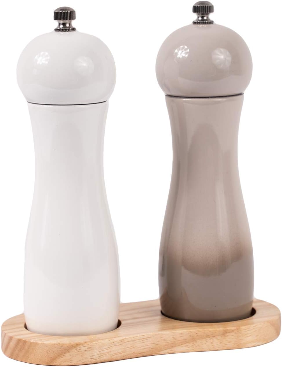 Salt and Pepper Mill Tray - Rubber Wood 5 cm Inner Diameter