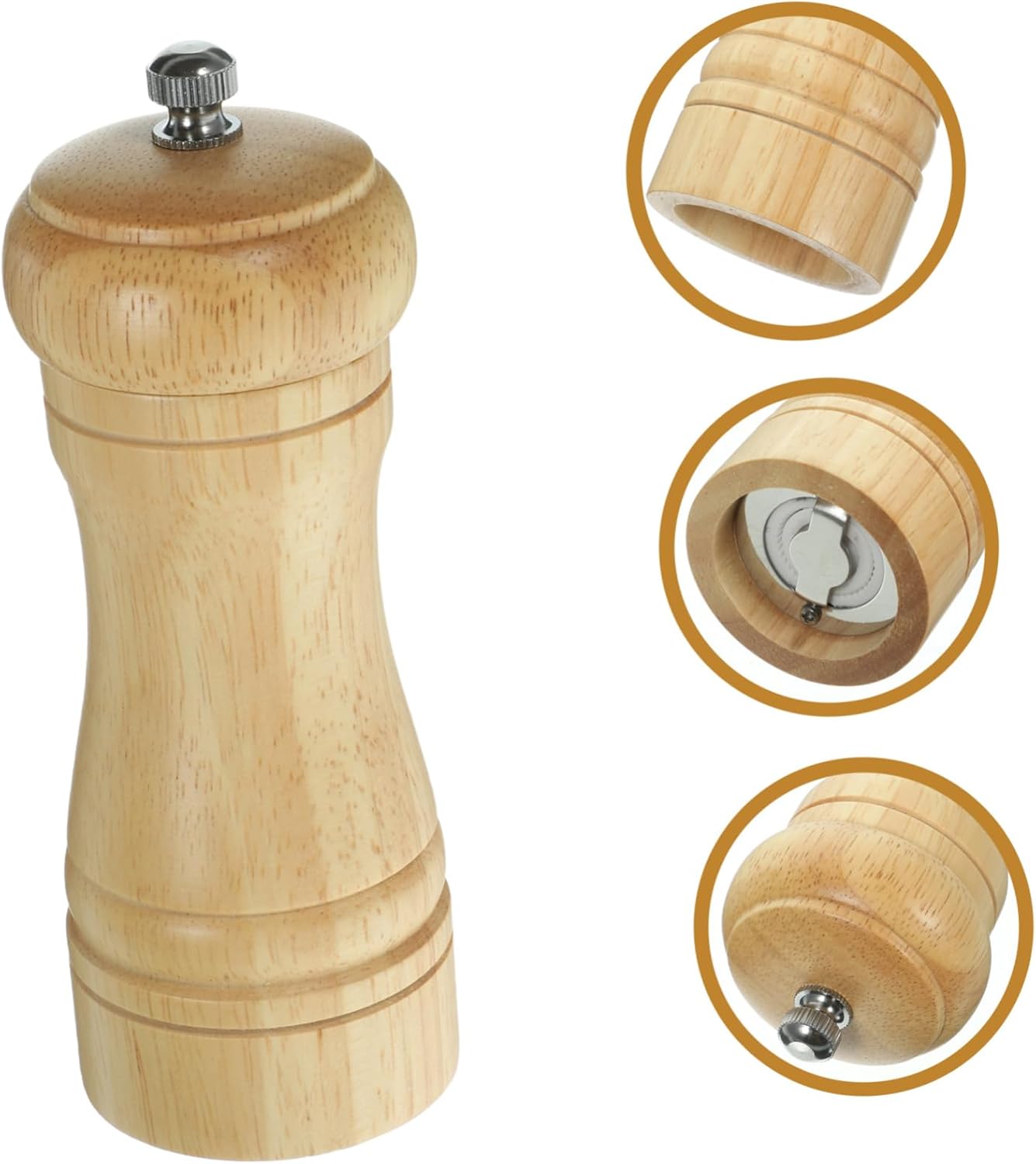 Hoement Pepper Mill and Salt Shaker Set 1