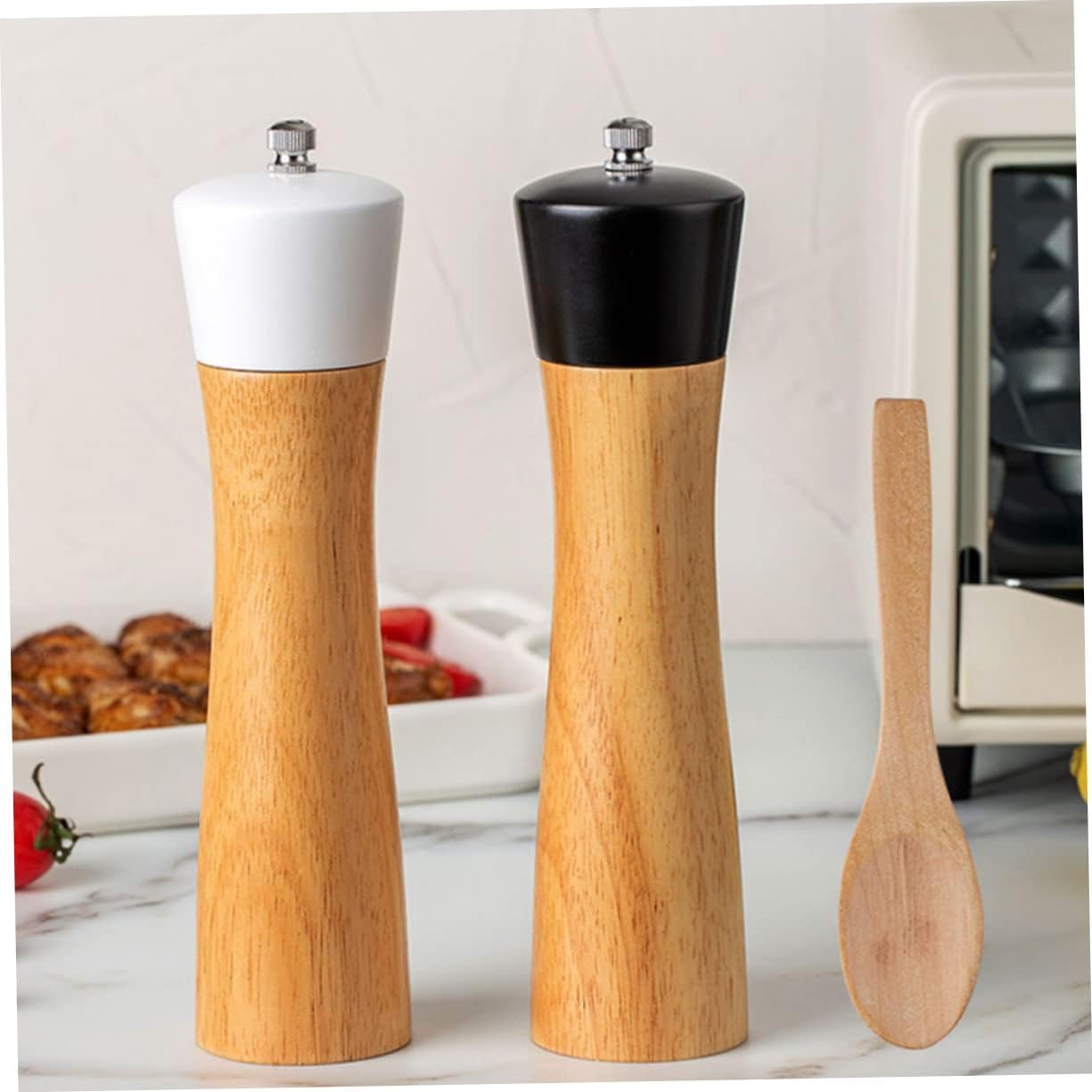 IMIKEYA Refillable Pepper Salt Mill Shaker
