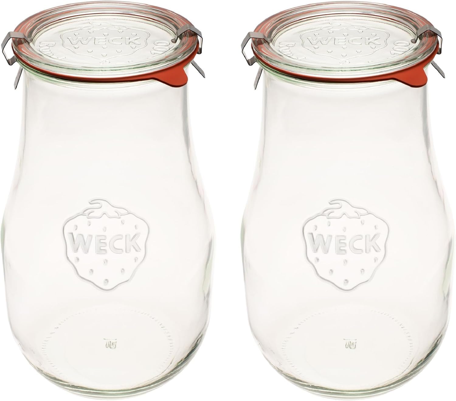 Weck Tulip 25L Sourdough Starter Jar with Glass Lid