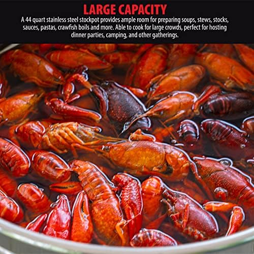 Chefs Secret 44 Quart Stockpot with Basket