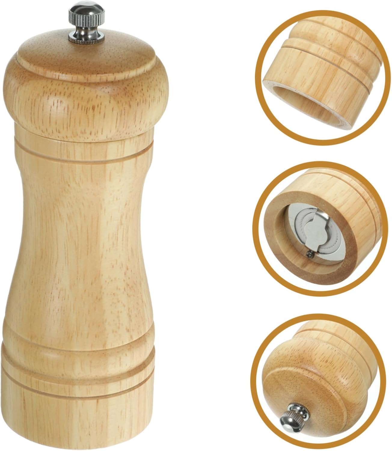GRADENEVE Pepper Mill and Salt Shaker Set