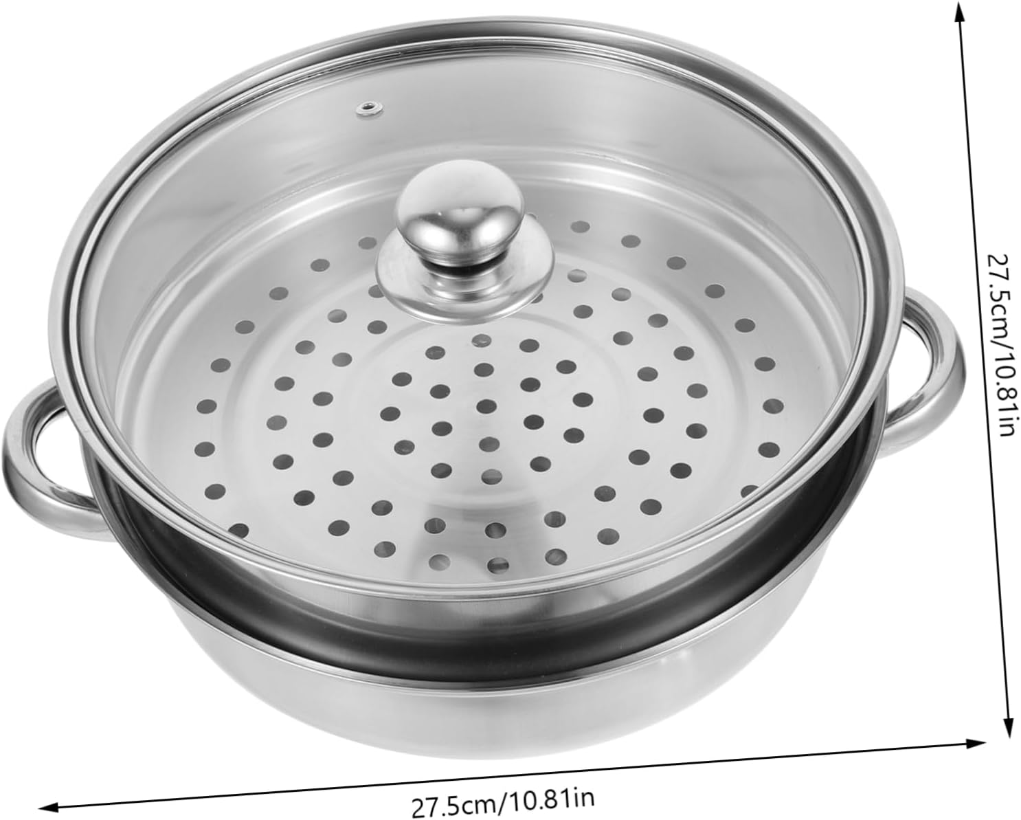 HOLIDYOYO 2 Tier Steamer Pot with Double Layer