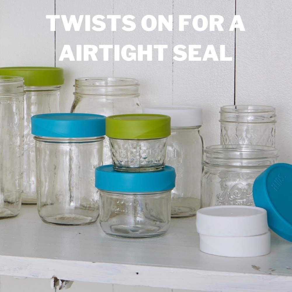 iLIDS Mason Jar Lid Regular Mouth Coral 2-Pack