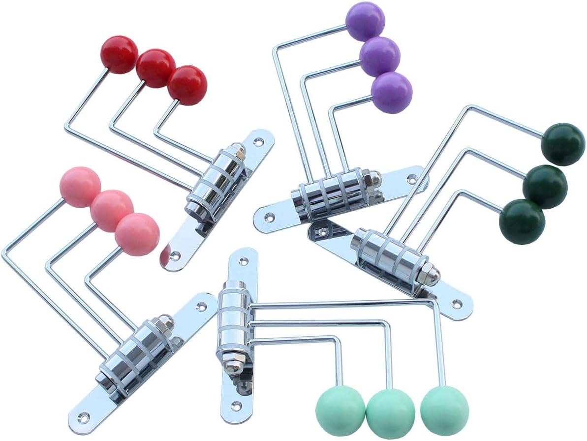 ImyHok Decorative Wall Hook with Pink Wood Balls