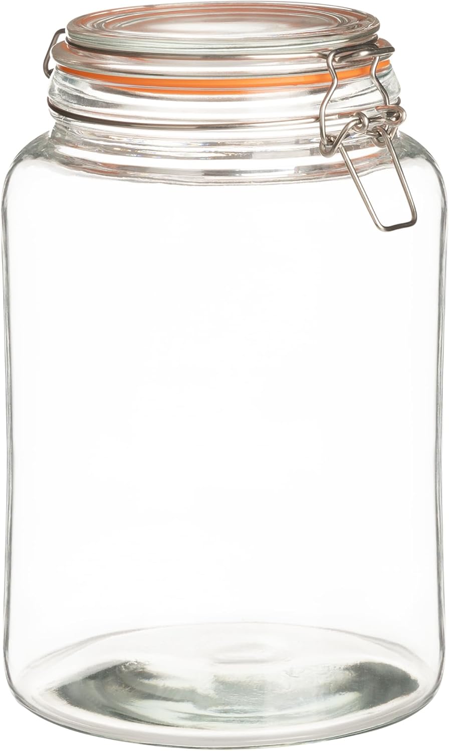 KitchenToolz Gallon Glass Jar with Hinged Lids - Pack of 2