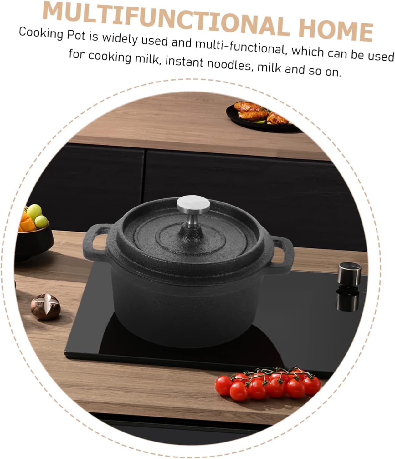 HXSMOZ 2pcs Dual Handle Stock Pot Set 1