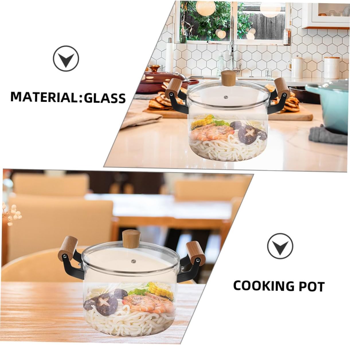 Cabilock Glass Cookware Set with Lid