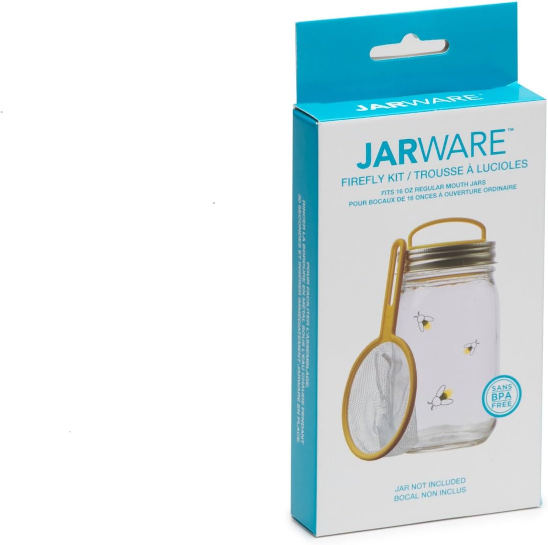 Jarware Firefly Catcher Kit for Mason Jars Yellow 1