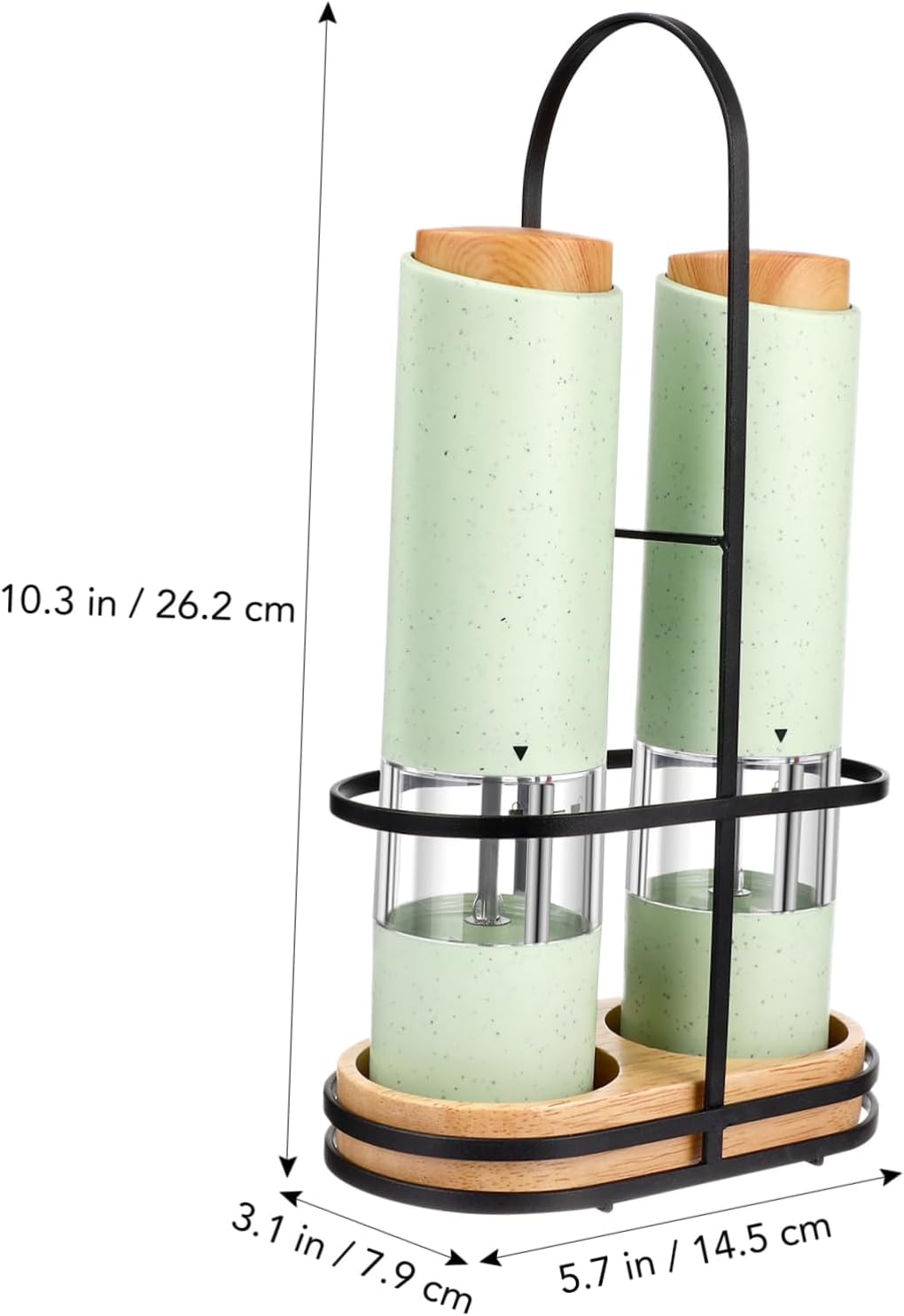 BESTOYARD Electric Salt and Pepper Grinder Set