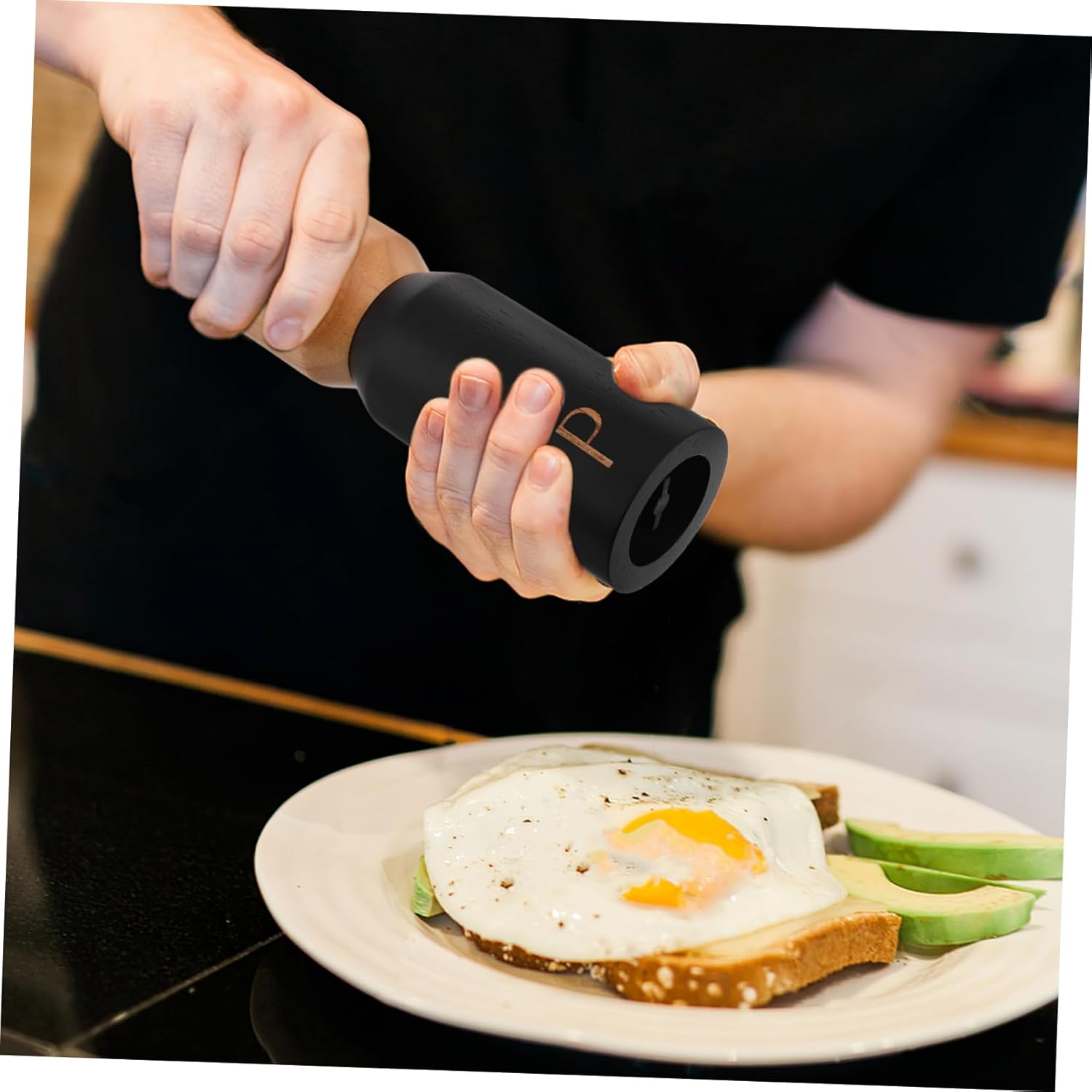 Zerodeko Natural Wood Pepper Grinder