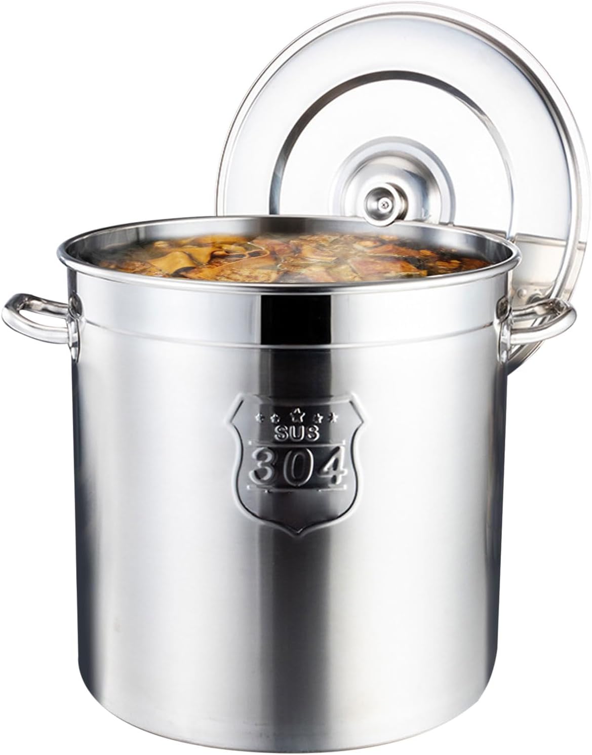 AIZYR 304 Stainless Steel Stock Pot with Lid