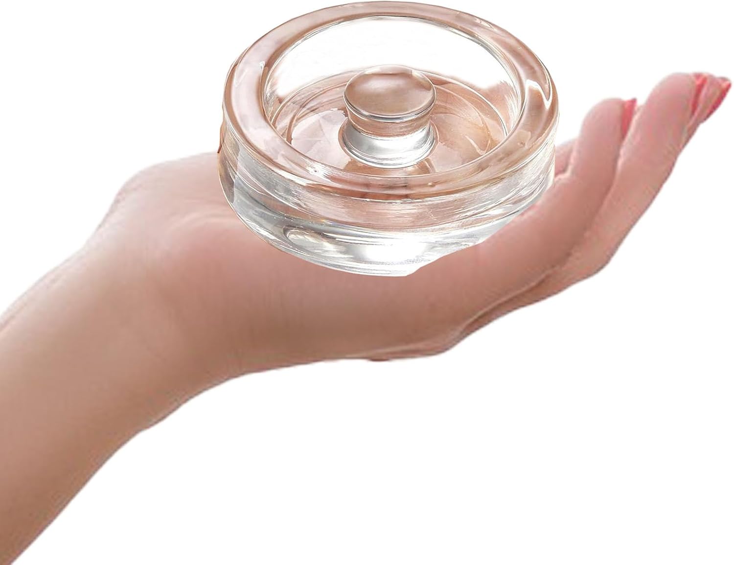 9 Pack Clear Glass Fermentation Weights for Mason Jars