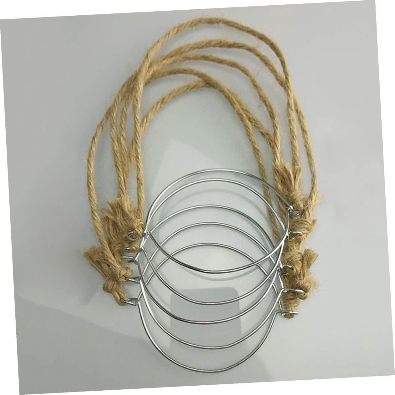 6pcs Mason Jar Hooks Twine Handles