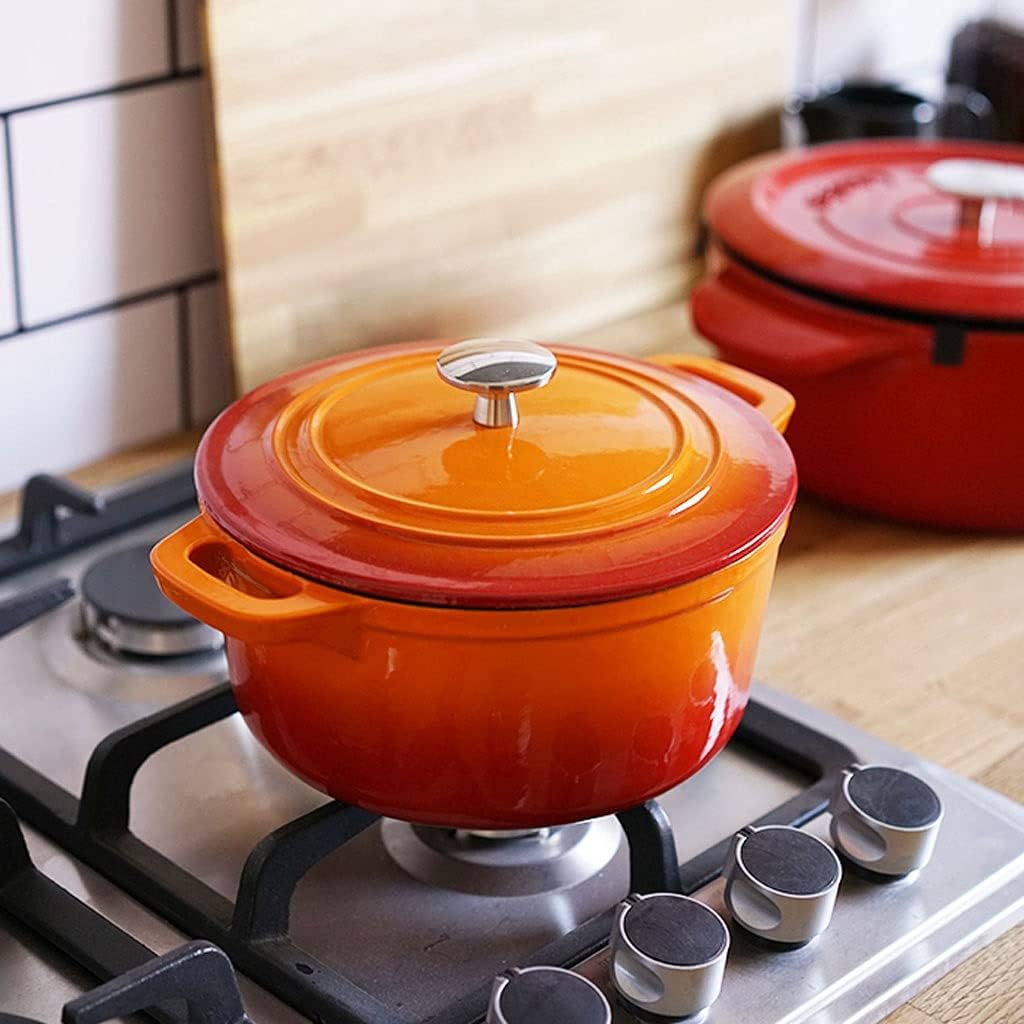 SISWIM Soup Pot Stockpot with Lid Dutch Oven 1