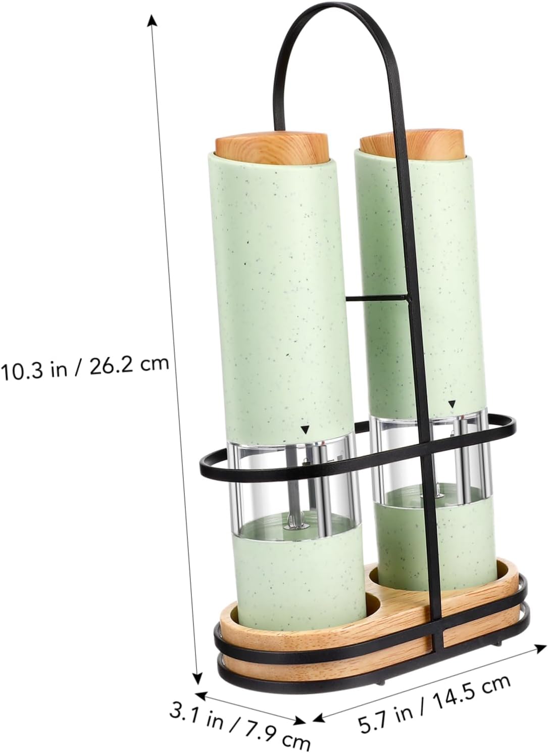 PRETYZOOM Electric Salt Pepper Grinder Set 1