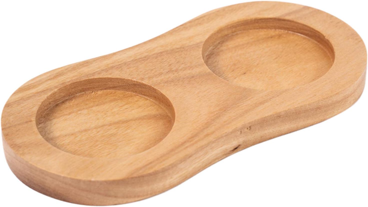 Salt and Pepper Mill Tray - Rubber Wood 5 cm Inner Diameter