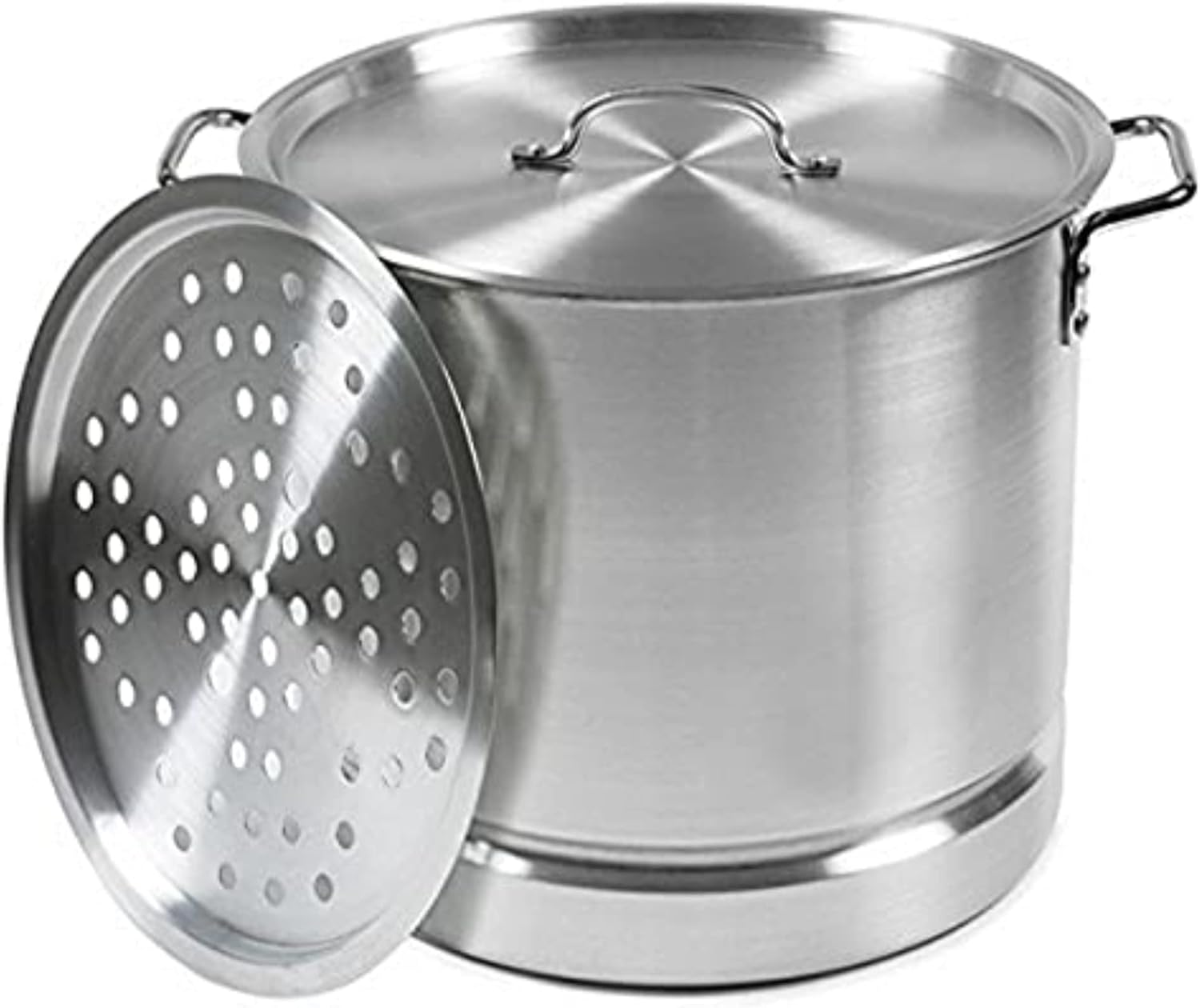 IMUSA USA Aluminum Tamale Steamer Pot 12-Quart Silver 1