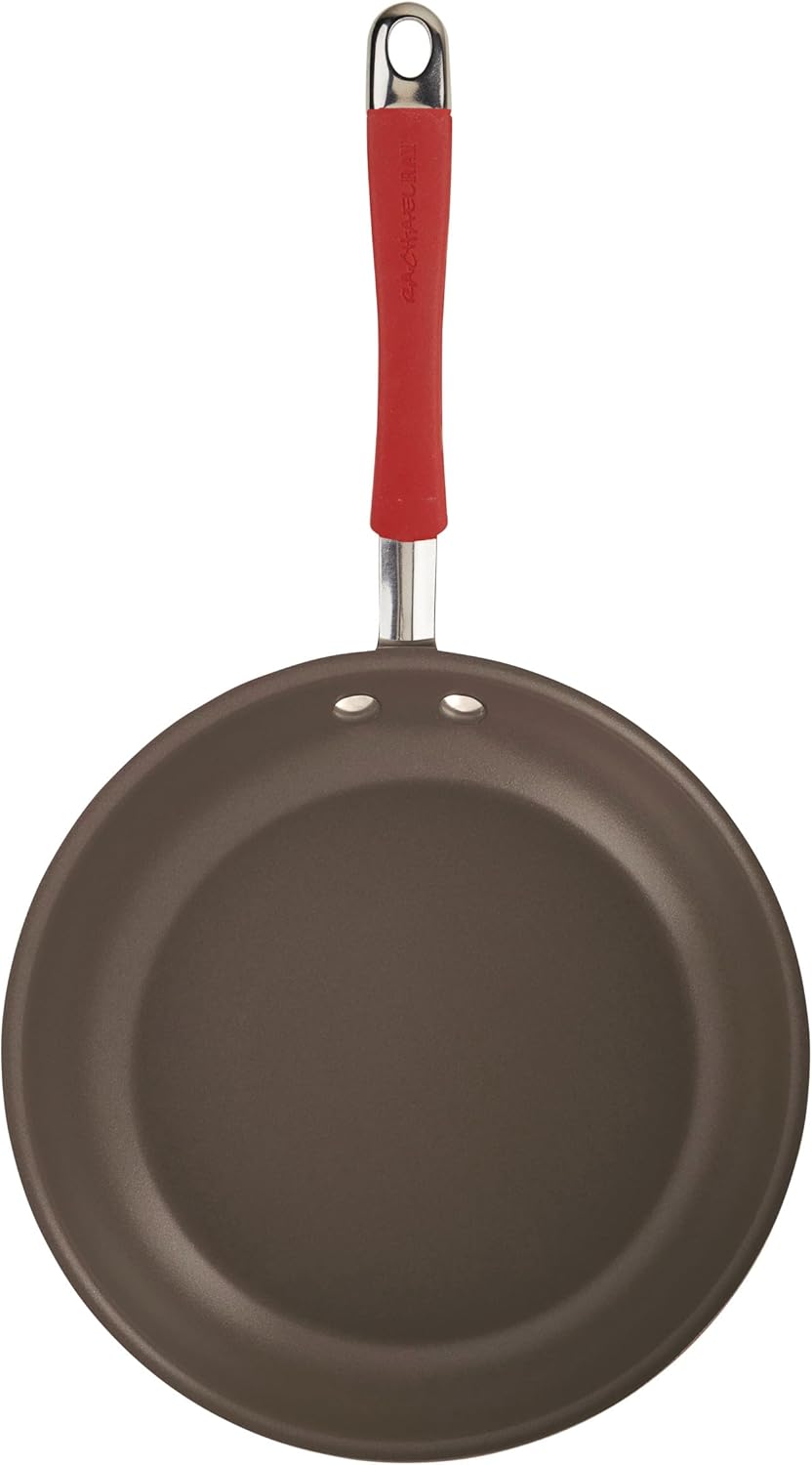 Rachael Ray 12-Piece Hard Anodized Nonstick Cookware Set