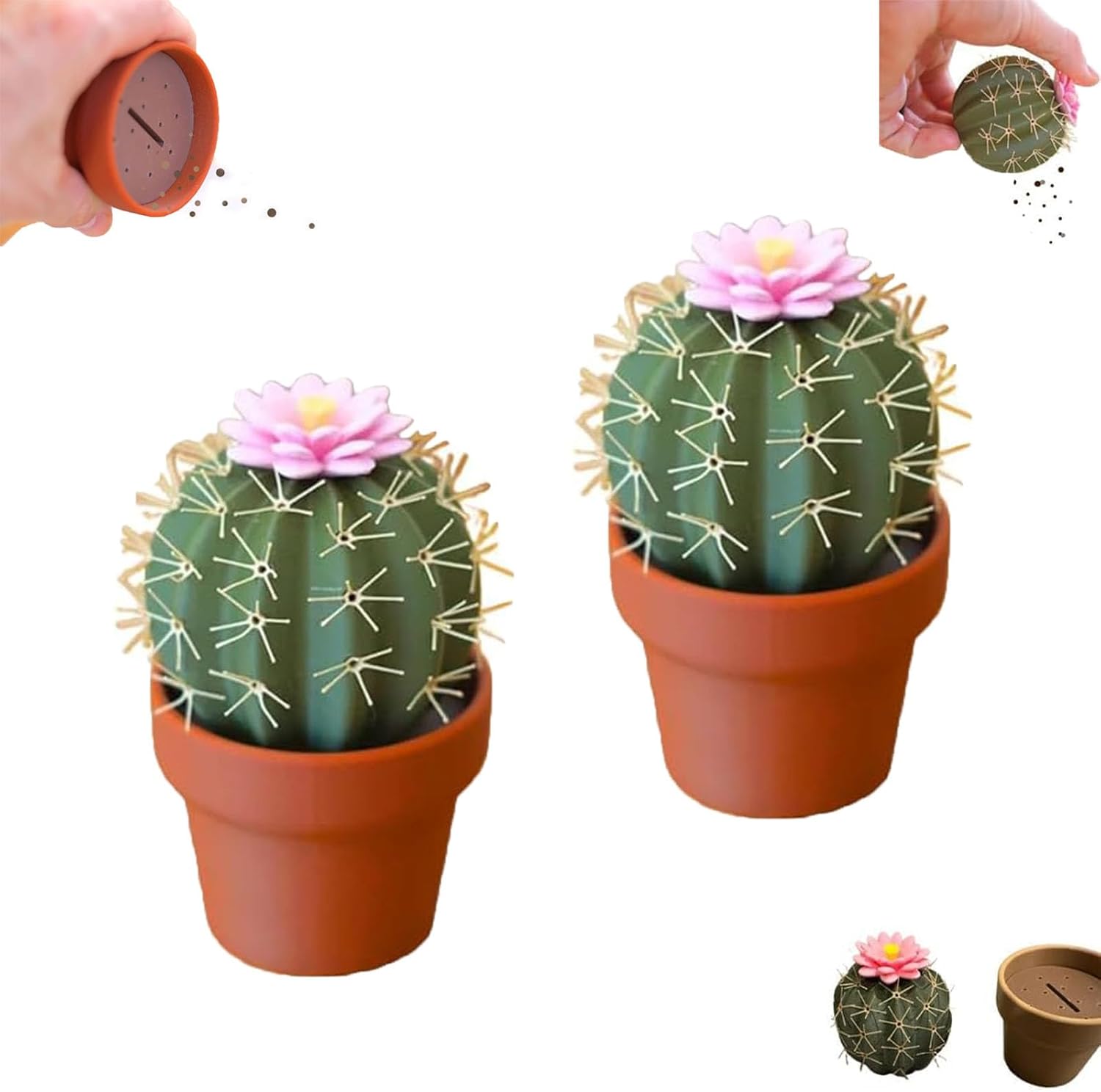 Cactus Salt and Pepper Shaker Set 2pcs Cute Design