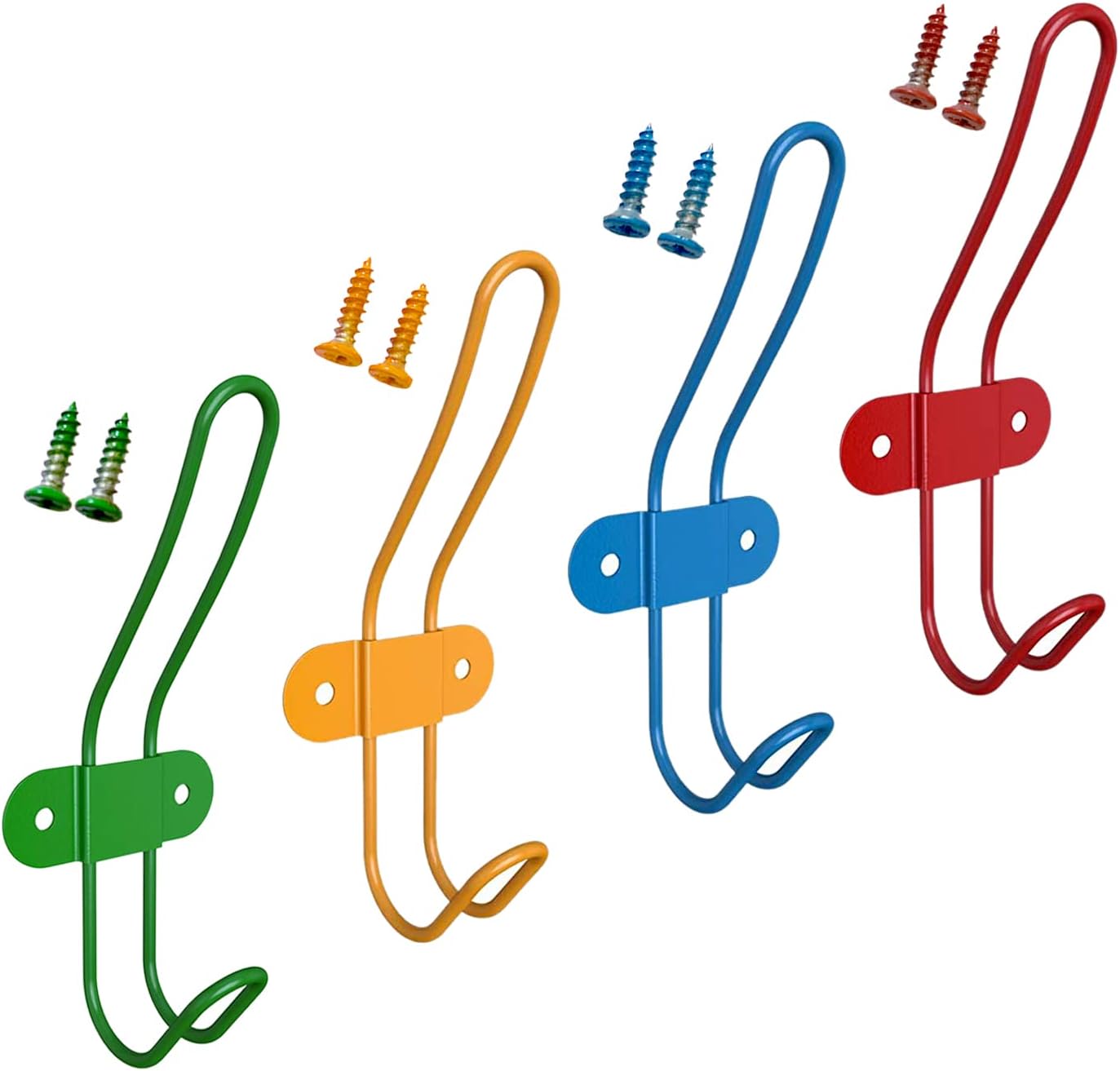 Zagxuade Kids Colorful Wall Hooks