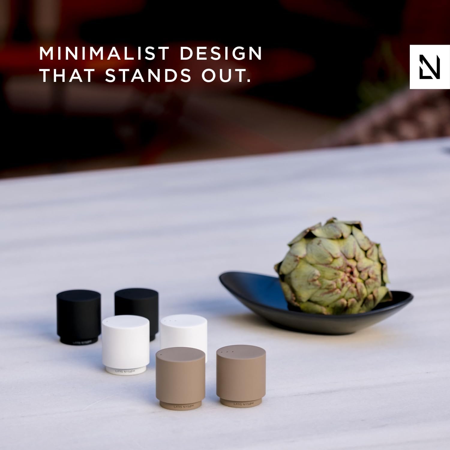 LARS NYSM Mini Salt and Pepper Shakers Set 1