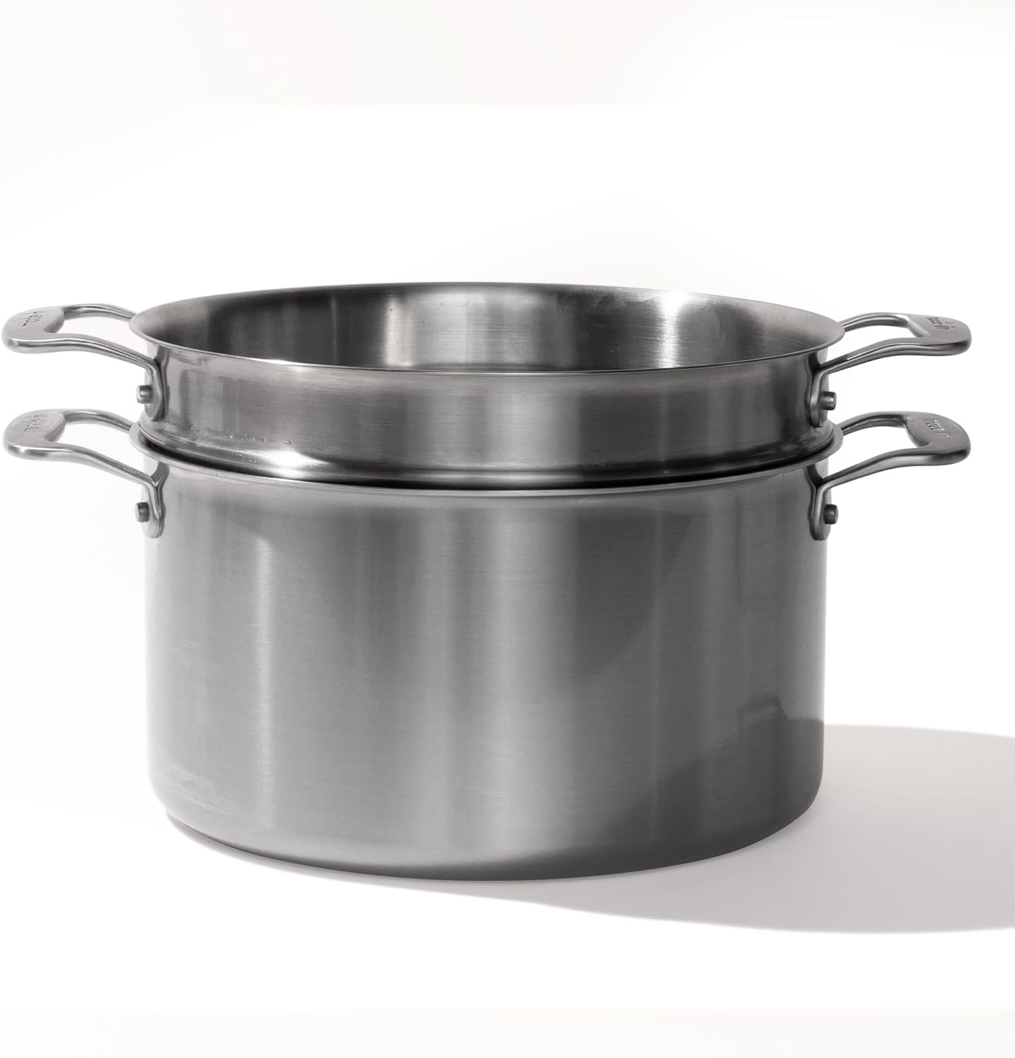 Made In 8 Quart Stainless Steel Stock Pot with Steamer Basket