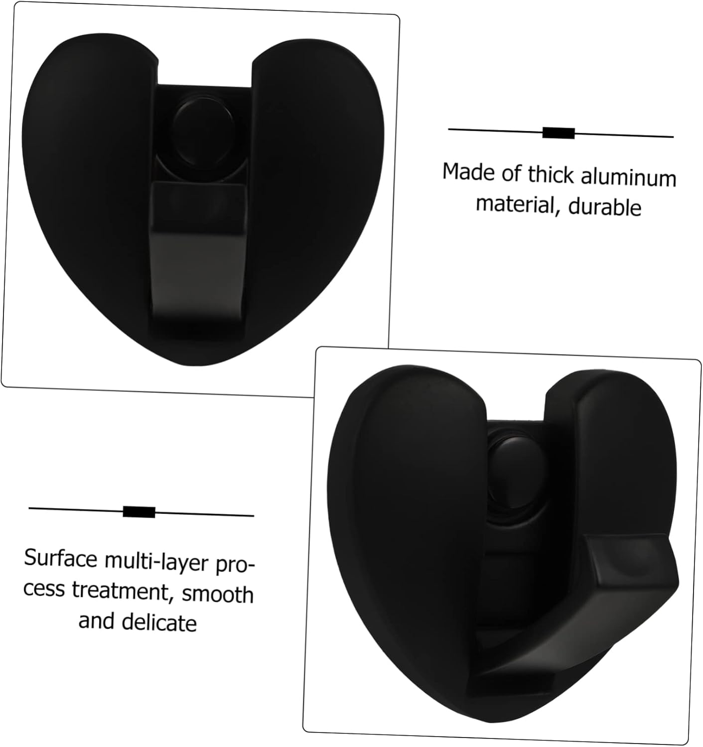 Heart Shaped Foldable Wall Mounted Towel Hook