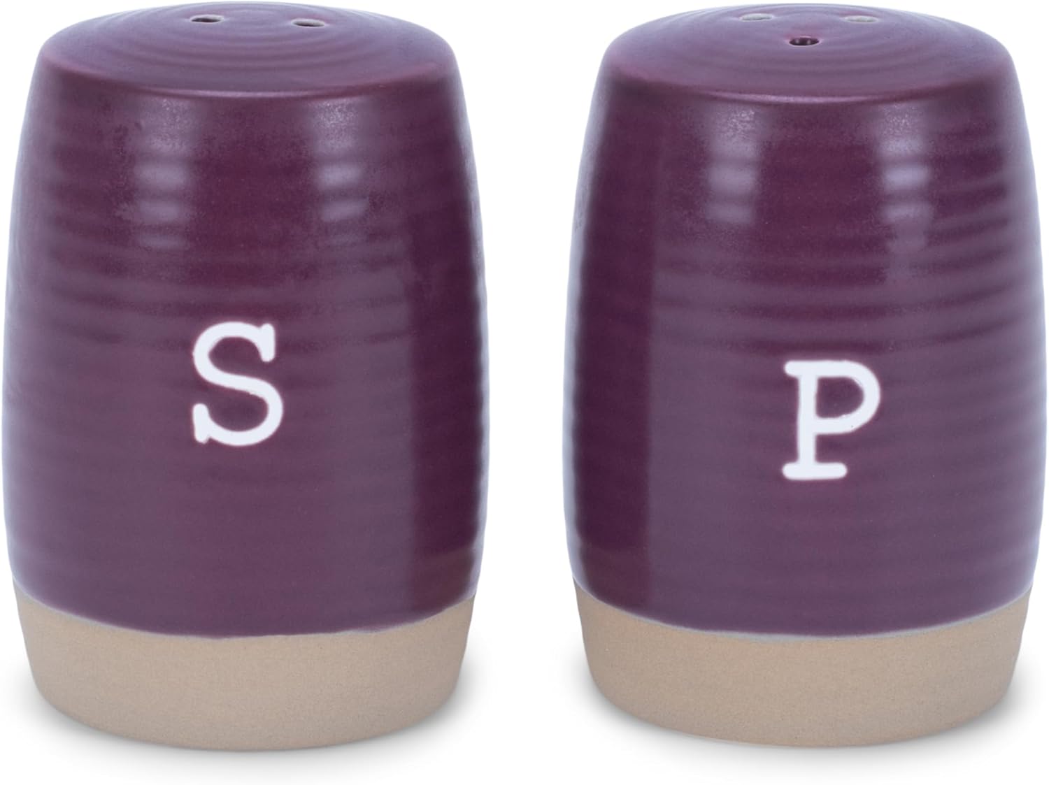 Nat Jules Deep Wine Red Salt and Pepper Shaker Set 2 Piece