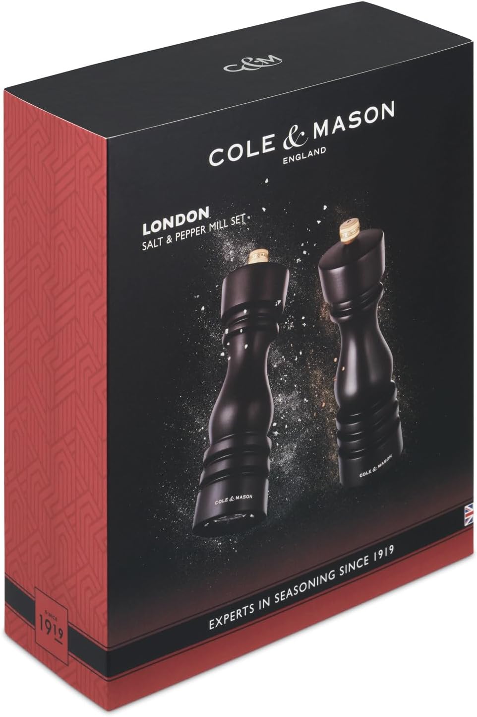 Cole Mason London Spice Mill Set - Salt Pepper Grinder