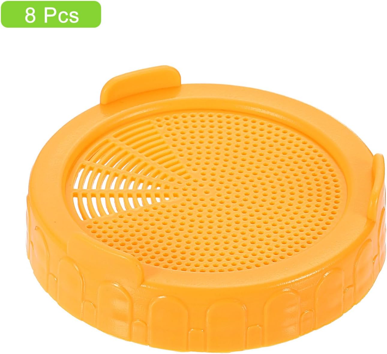 Uxcell 8 Pcs Sprouting Lids for Mason Jars - 86mm Wide Mouth