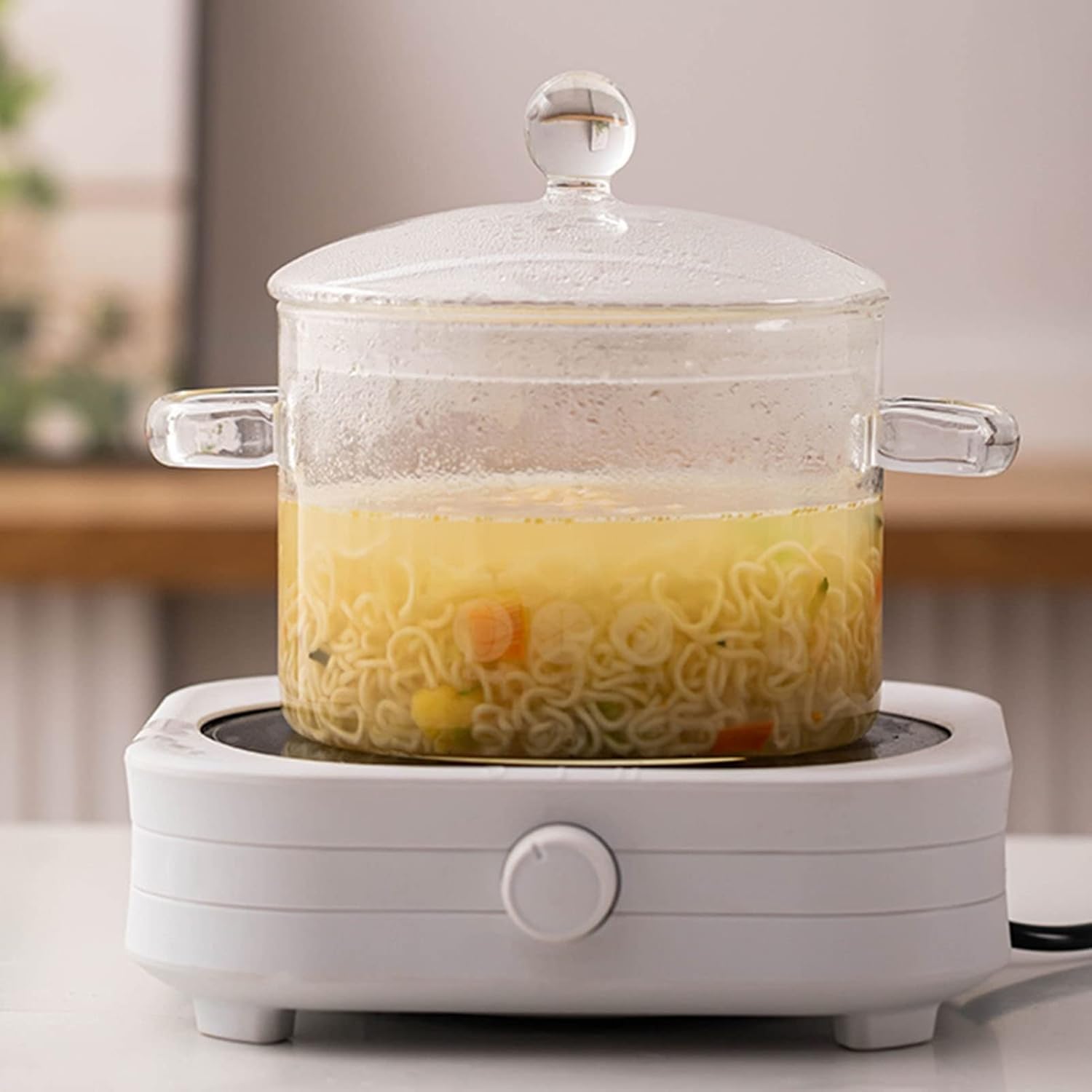 WFF Clear Borosilicate Glass Stock Pot 1500ml