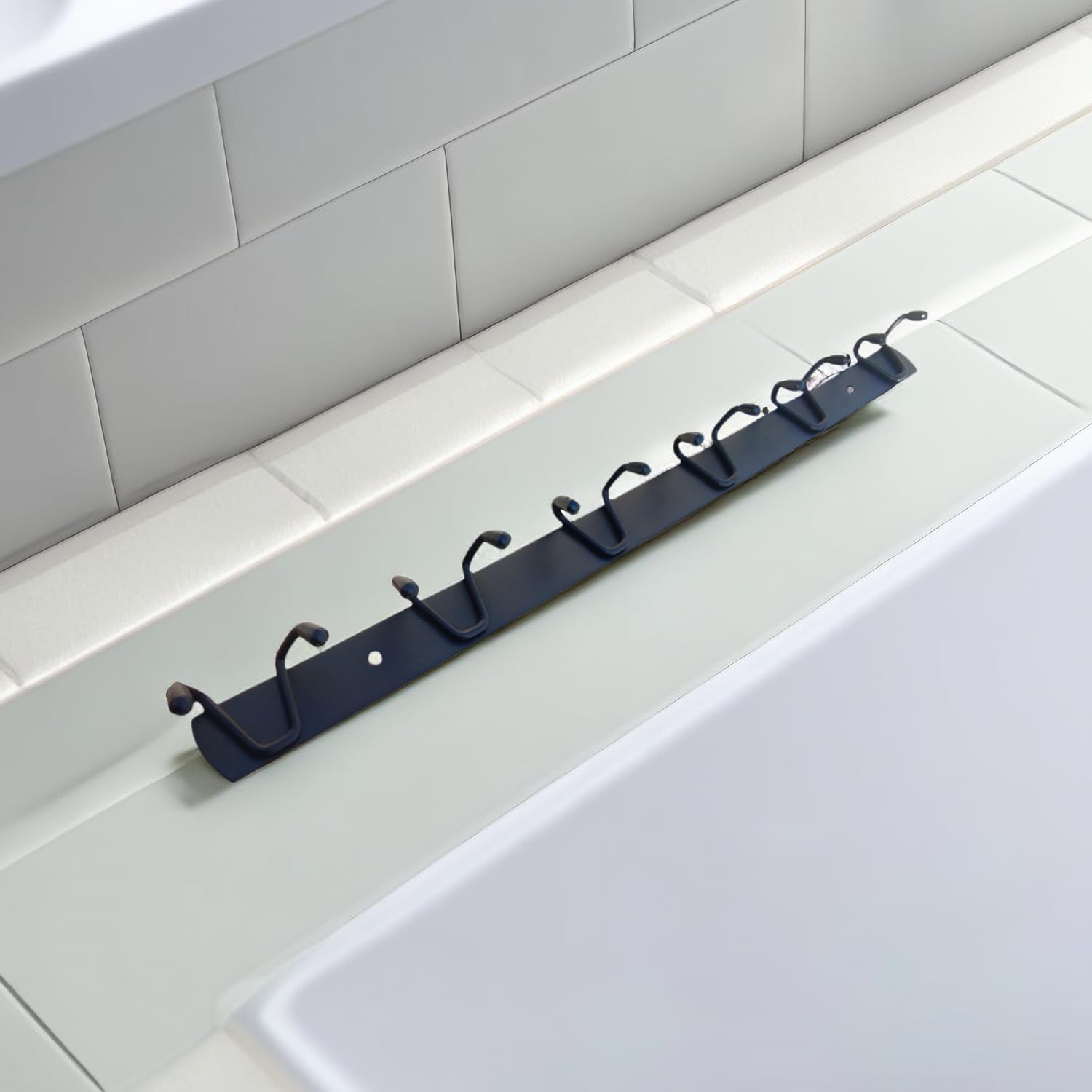 AOLZUNK Heavy Duty Wall Mounted Coat Rack with Towel Hooks and Robe Hangers