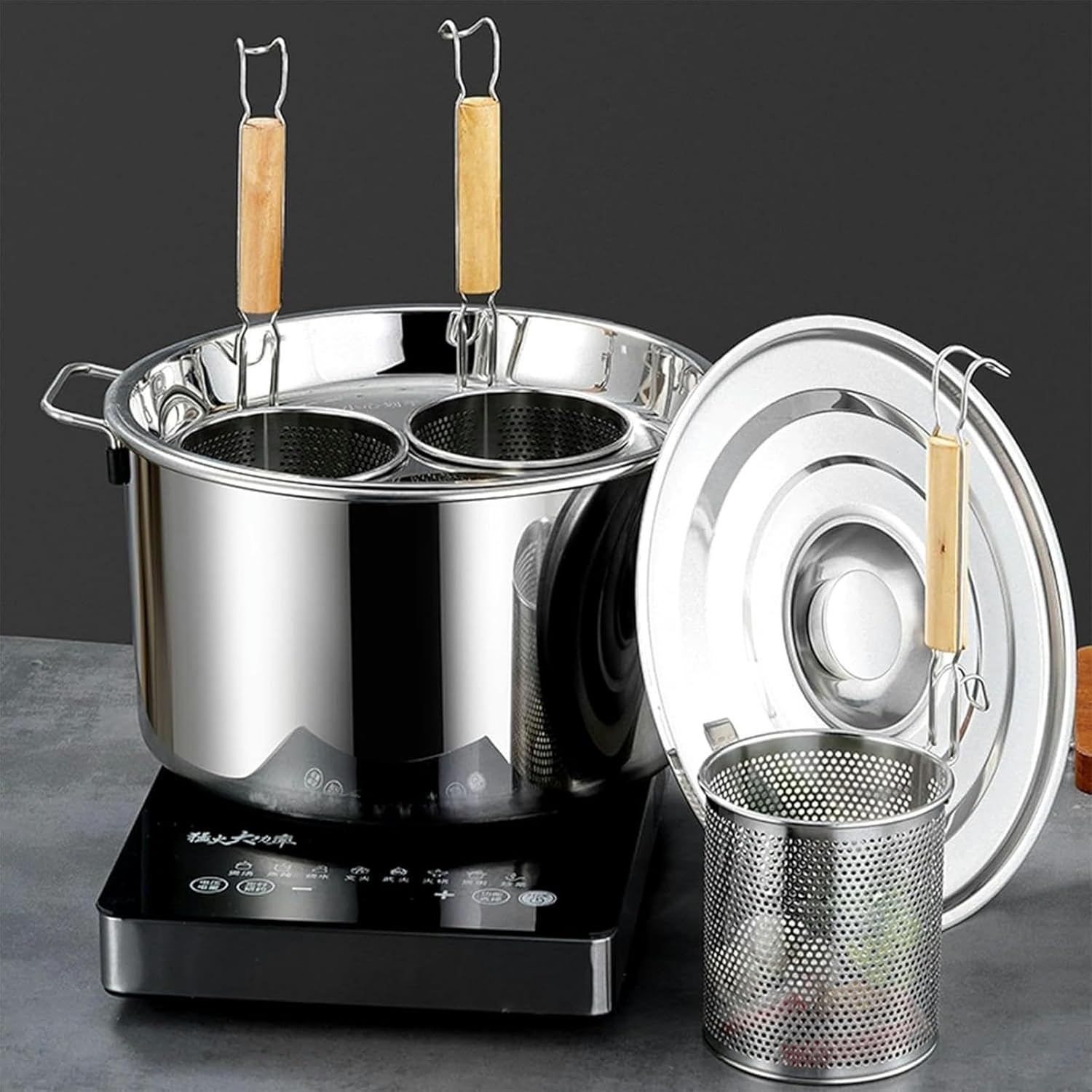 Wzglod 345 Hole Pasta Pot Insert Set 1