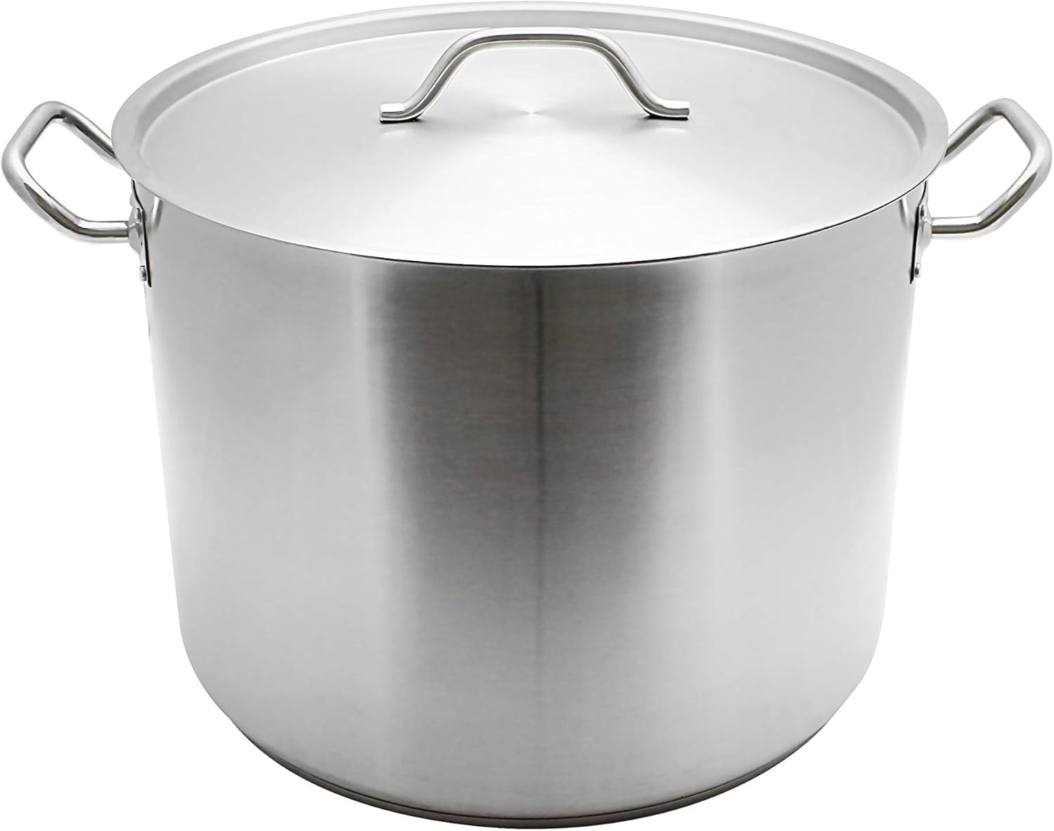 40 Quart 188 Steel Stock Pot with Lid Set of 1