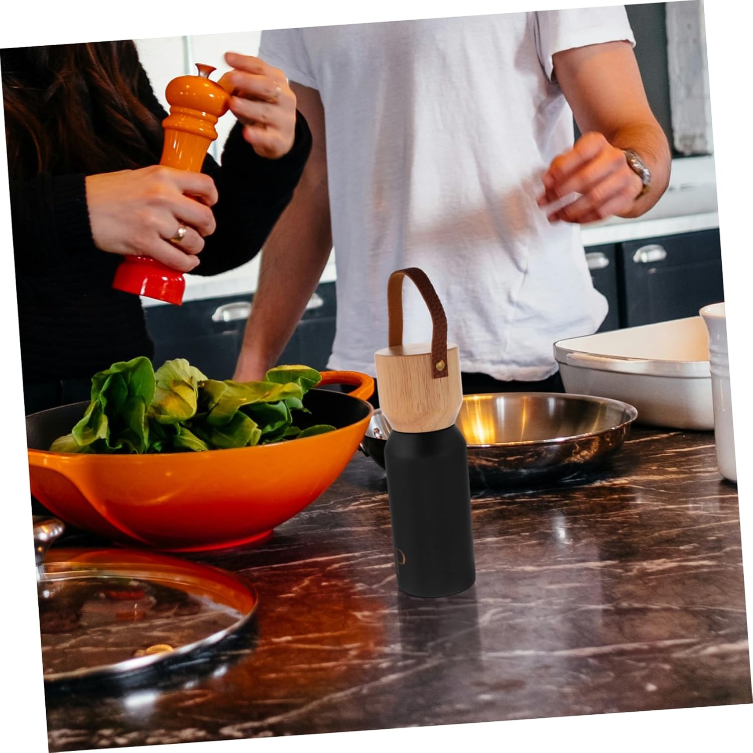 CIYODO Manual Wooden Pepper Grinder
