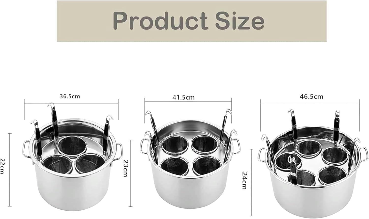 UNbit Heavy Duty Induction Stockpot with Divider and Colander Strainer