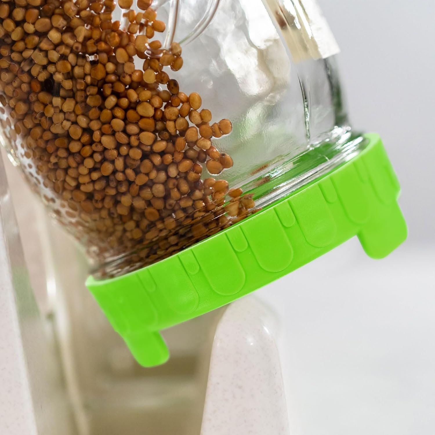 Uxcell 8 Pcs Sprouting Lids for Mason Jars - 86mm Wide Mouth