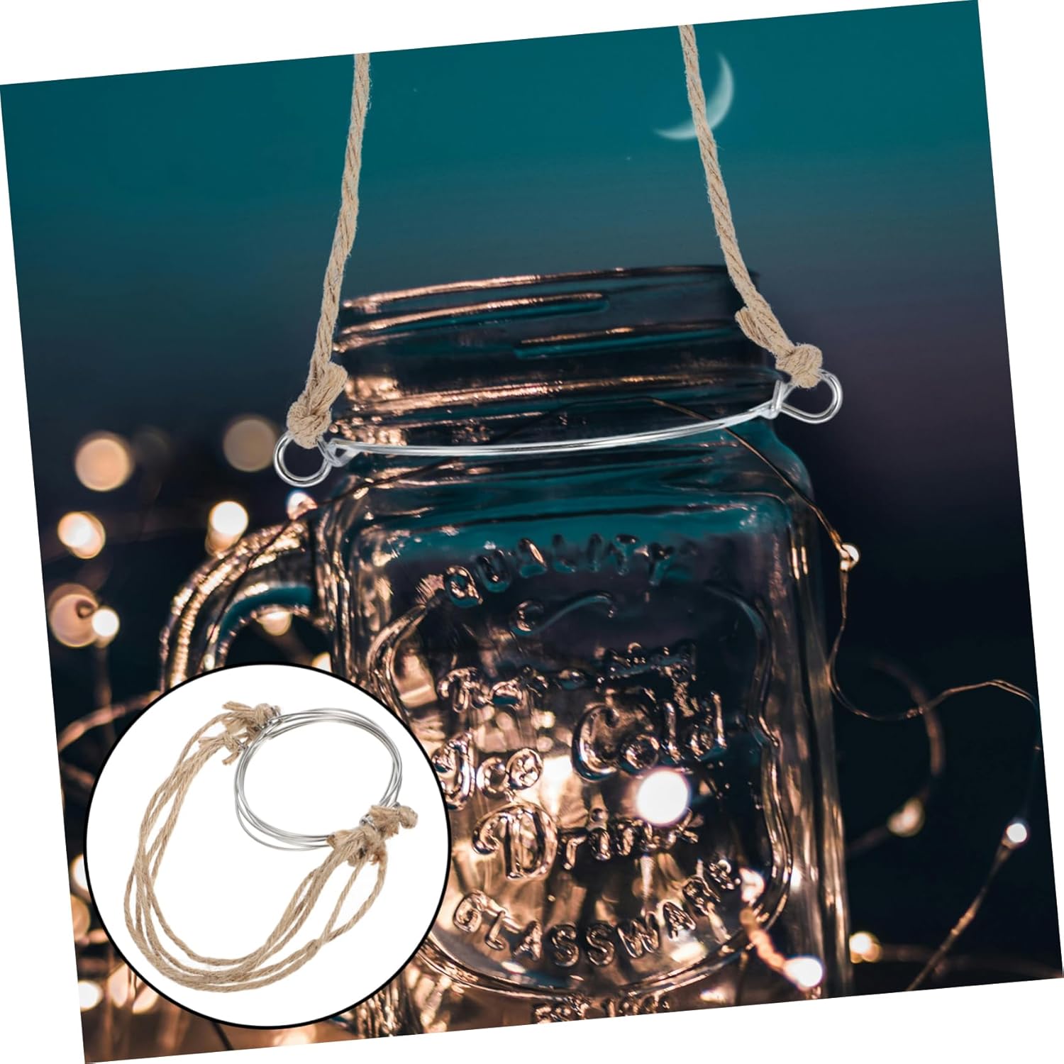 SHOWERORO Iron Ring Jar Handle Universal Fit