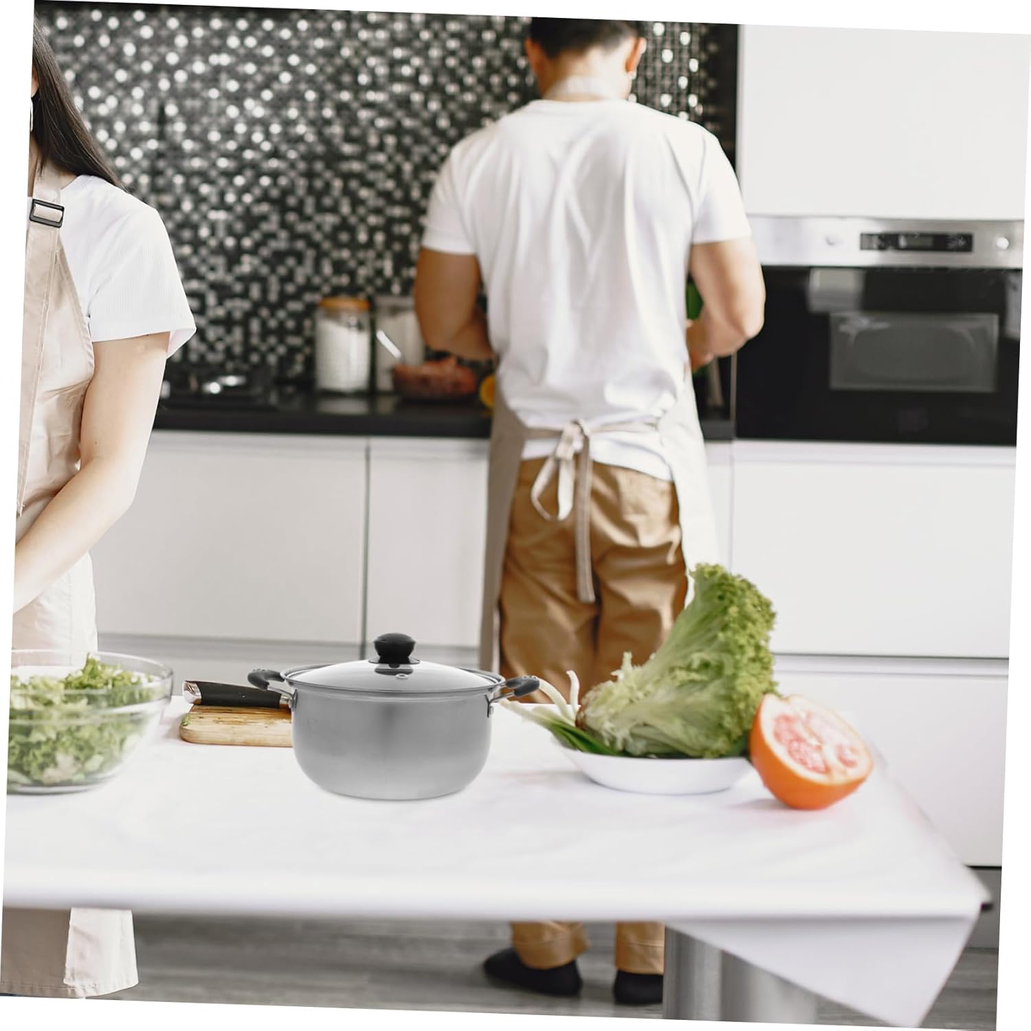 Stainless Steel Soup Pot Steamer with Multilayer Basket