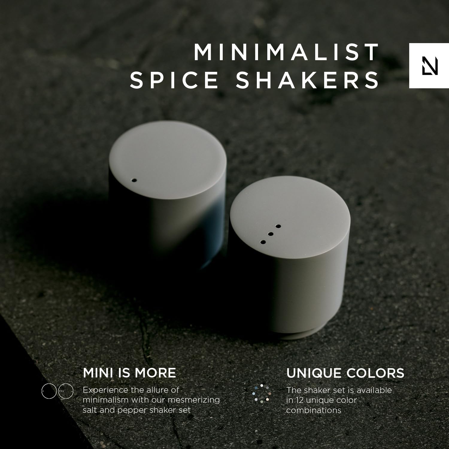 LARS NYSM Mini Salt and Pepper Shakers Set 1