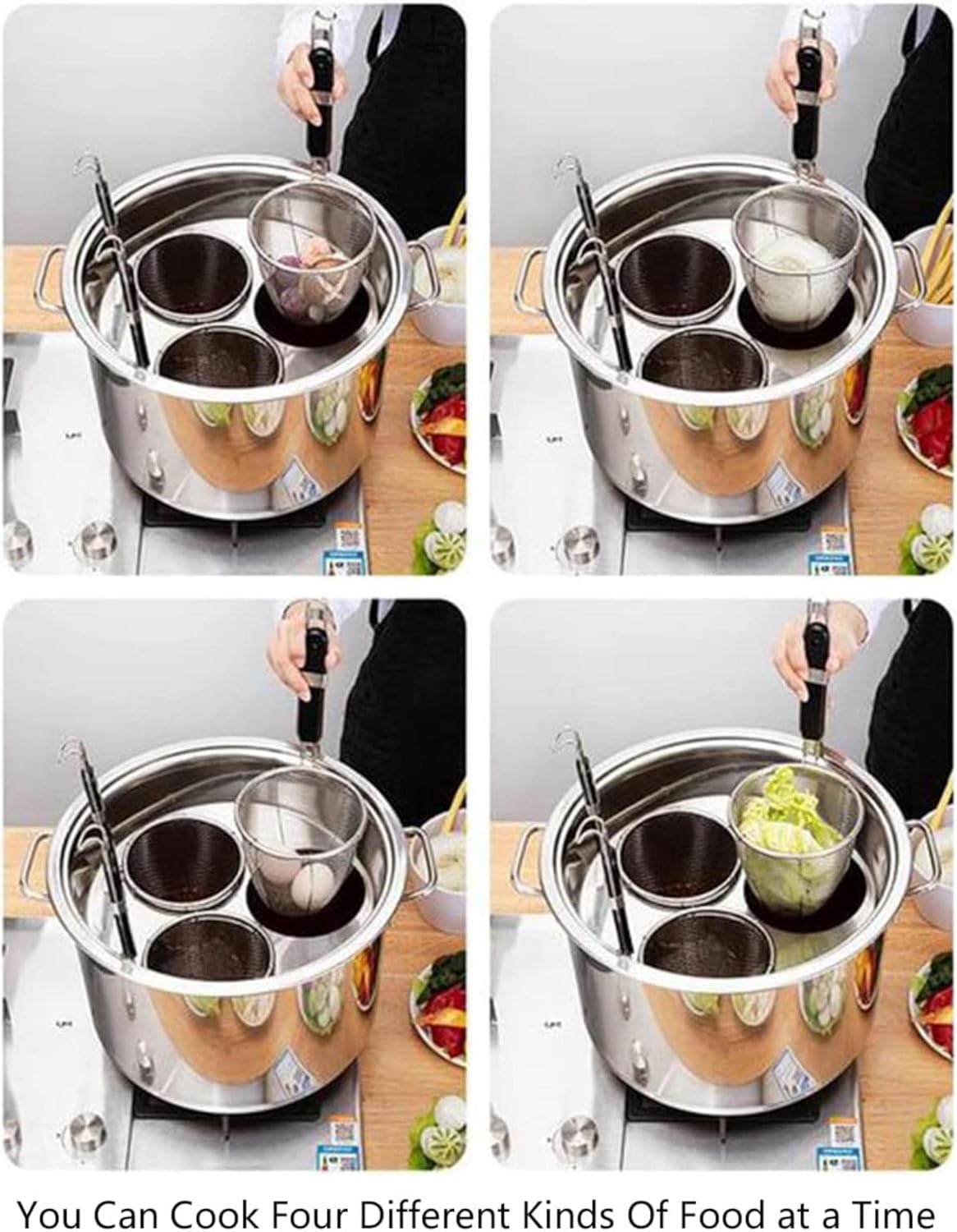 GLDWEY Multifunctional Pasta Cooker Set