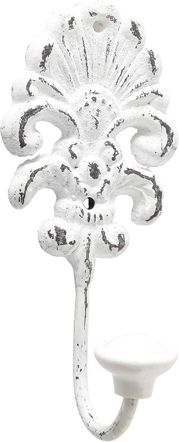 WHW Chateaux Fleur De Lis Wall Hooks Set of 4