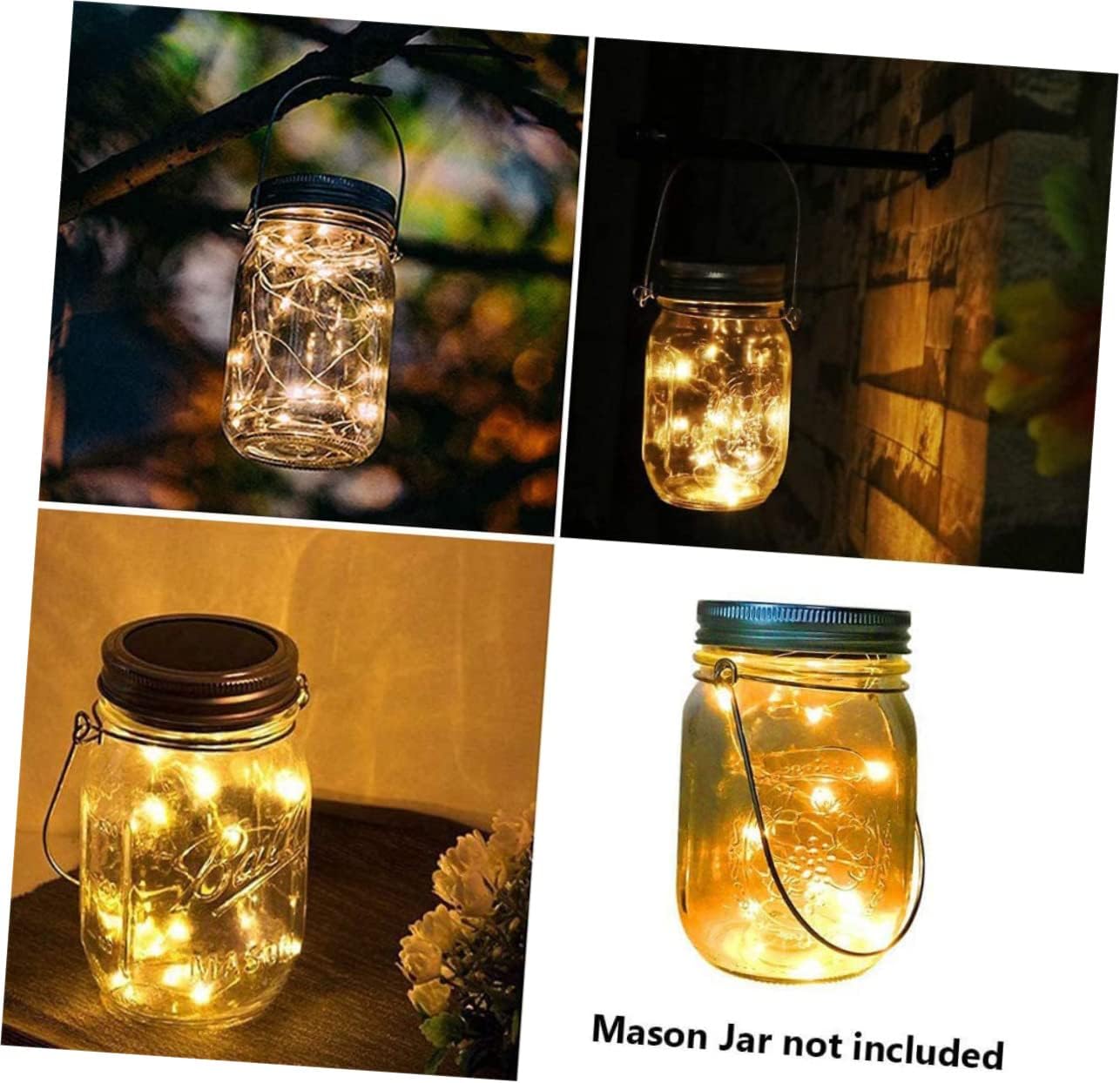 BESTOYARD 10PCS Mason Jar Hanger with Wire Handles